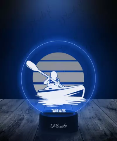 Lampka LED 3D Plexido Igrzyska Olimpijskie 2024 Kajaki - 2