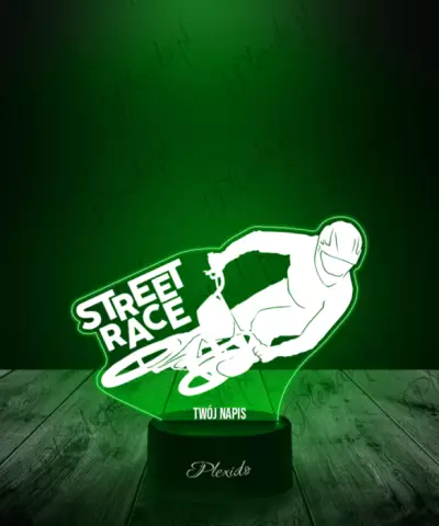 Lampka LED 3D Plexido Igrzyska Olimpijskie 2024 BMX Street Race - 2