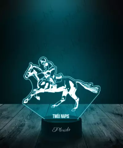 Lampka LED 3D Plexido Igrzyska Olimpijskie Jazda Konna Olimpiada - 2