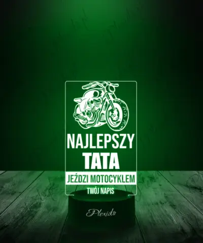 Lampka LED Plexido Upominek Na Dzień Ojca Motocykl