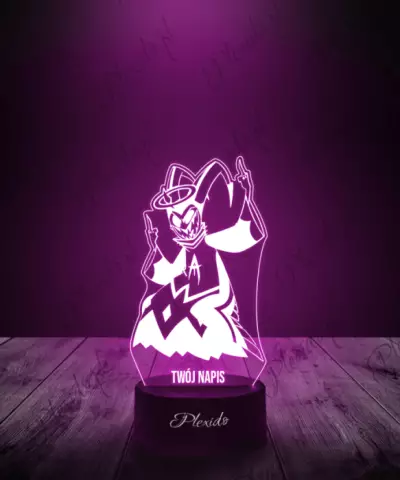 Lampka LED 3D Plexido Bajka Hazbin Hotel Adam - 2