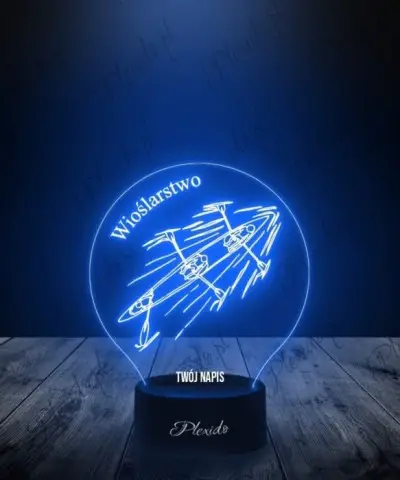 Lampka LED 3D Plexido Igrzyska Olimpijskie Wioślarstwo - 3