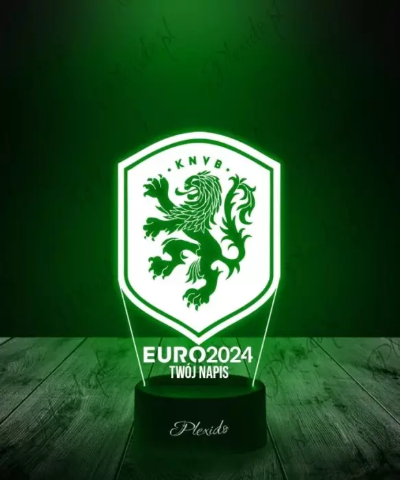 Lampka LED 3D Plexido Piłka Nożna Reprezentacja Holandia Euro 2024 - 1