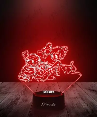 Lampka LED 3D Plexido Bajka W Głowie Się Nie Mieści Emocje - 2