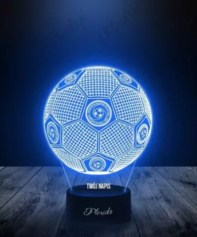 Lampka LED 3D Plexido Piłka Nożna Reprezentacja Rumunia - 1