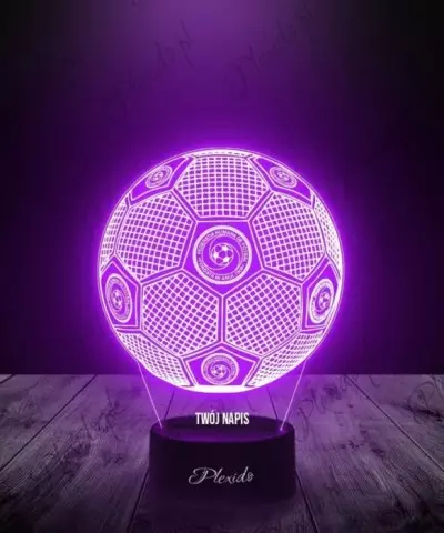 Lampka LED 3D Plexido Piłka Nożna Reprezentacja Rumunia - 2