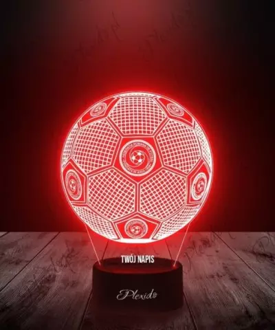 Lampka LED 3D Plexido Piłka Nożna Reprezentacja Rumunia - 3