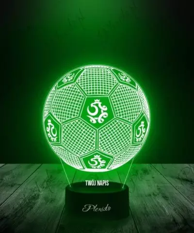 Lampka LED 3D Plexido Piłka Nożna Reprezentacja Polska - 2