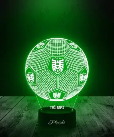 Lampka LED 3D Plexido Piłka Nożna Reprezentacja Austria - 2