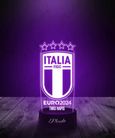 Lampka LED 3D Plexido Piłka Nożna Reprezentacja Włochy Euro 2024 - 2