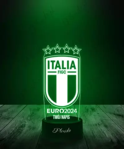 Lampka LED 3D Plexido Piłka Nożna Reprezentacja Włochy Euro 2024 - 3
