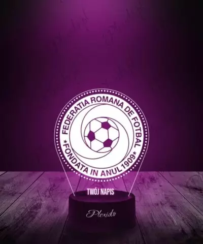 Lampka LED 3D Plexido Piłka Nożna Reprezentacja Rumunia - 3