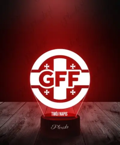 Lampka LED 3D Plexido Piłka Nożna Reprezentacja Gruzja - 3