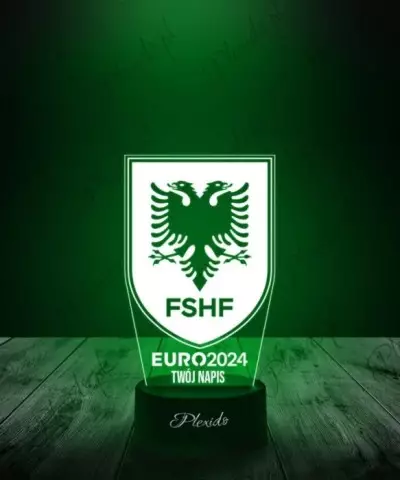 Lampka LED 3D Plexido Piłka Nożna Reprezentacja Albania Euro 2024 - 1
