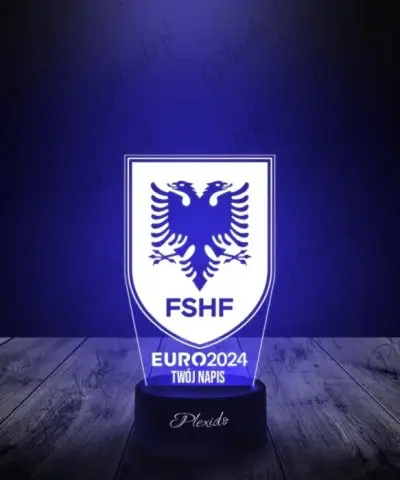 Lampka LED 3D Plexido Piłka Nożna Reprezentacja Albania Euro 2024 - 3