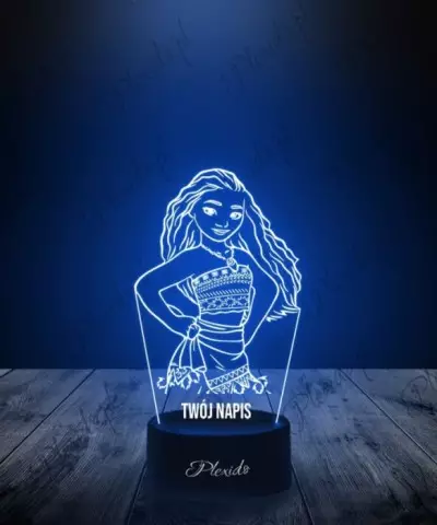 Lampka LED 3D Plexido Bajka Vaiana Moana i Maui - 2