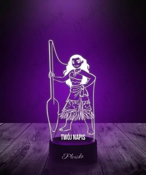 Lampka LED 3D Plexido Bajka Vaiana Moana - 1