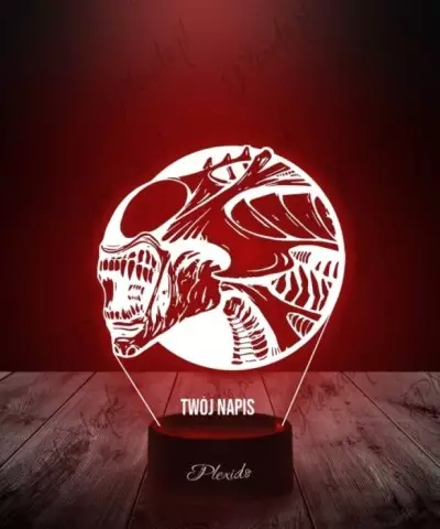 Lampka LED 3D Plexido Obcy Romulus - 2