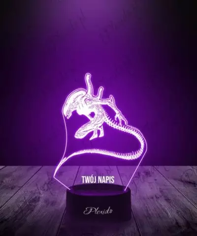 Lampka LED 3D Plexido Romulus Obcy - 2