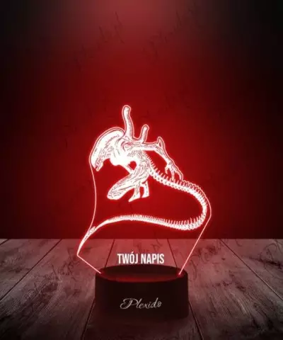 Lampka LED 3D Plexido Romulus Obcy - 3