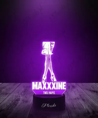 Lampka LED 3D Plexido Maxxxine Film Nogi - 2
