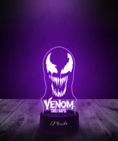 Lampka LED 3D Plexido Marvel Venom - 2