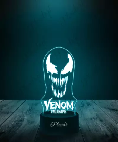Lampka LED 3D Plexido Marvel Venom