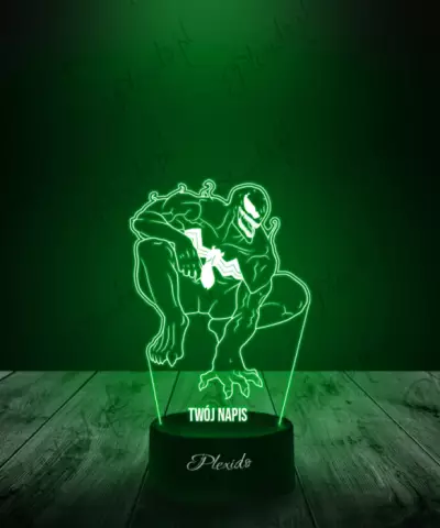 Lampka LED 3D Plexido Venom Marvel