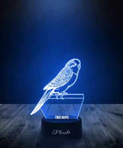 Lampka LED 3D Plexido Prezent Ptak Papużka Falista - 2
