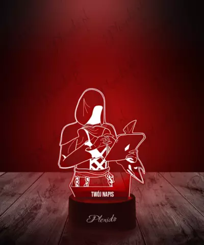 Lampka LED 3D Plexido Gaming Gra The Sims Mroczny Kosiarz