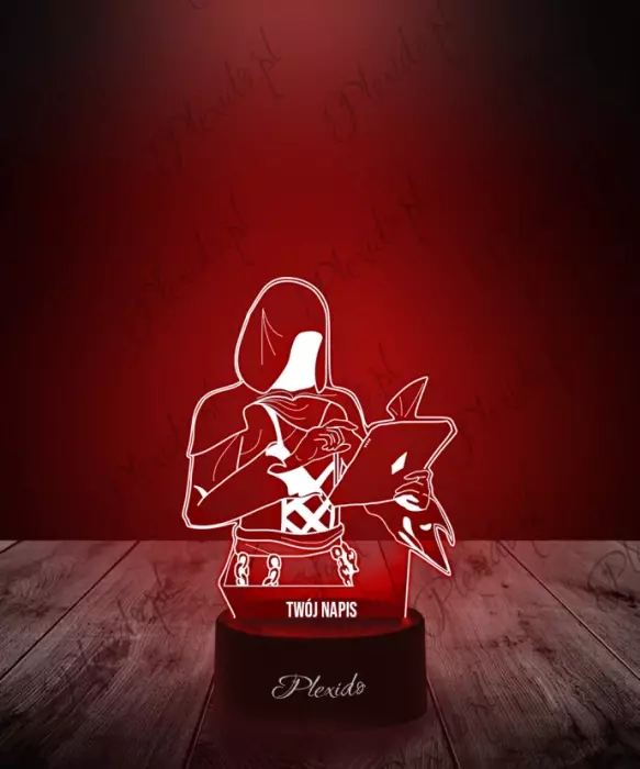 Lampka LED 3D Plexido Gaming Gra The Sims Mroczny Kosiarz