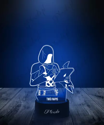 Lampka LED 3D Plexido Gaming Gra The Sims Mroczny Kosiarz