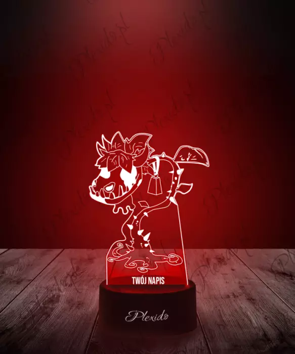 Lampka LED 3D Plexido Gaming Gra The Sims Krowokwiat