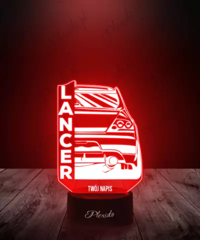 Lampka LED 3D Plexido Samochód Mitsubishi Lancer