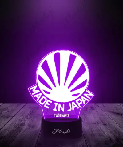 Lampka LED 3D Plexido Made In Japan - 2