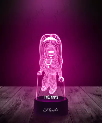 Lampka LED 3D Plexido Roblox Dziewczyna - 2