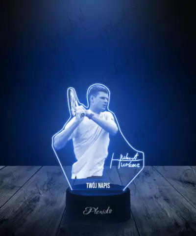 Lampka LED 3D Plexido Tenisista Hubert Hurkacz - 2