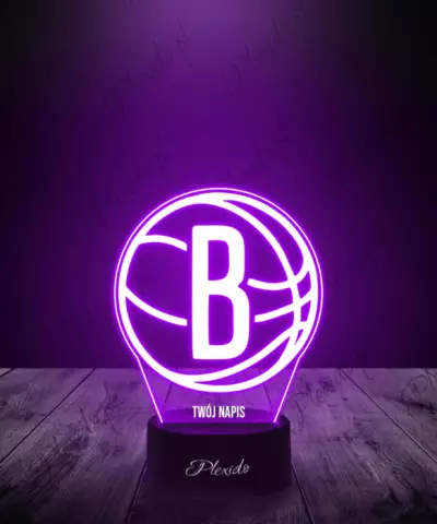 Lampka LED 3D Plexido Piłka Do Koszykówki - 2