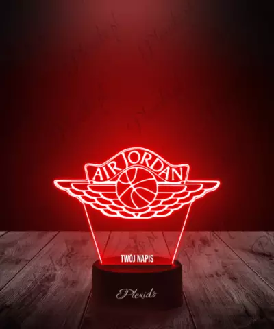 Lampka LED 3D Plexido Air Jordan Logo Streetwear