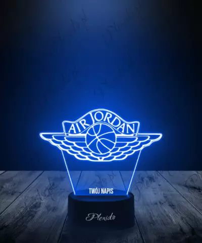 Lampka LED 3D Plexido Air Jordan Logo Streetwear - 2