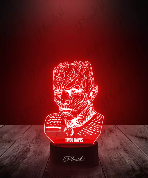 Lampka LED 3D Plexido Gra o Tron Potwór Nocny Król