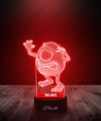 Lampka LED 3D Plexido Bajka Potwory i Spółka Mike Wazowski