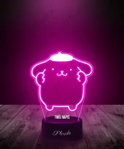 Lampka LED 3D Plexido Hello Kitty Pompompurin - 2