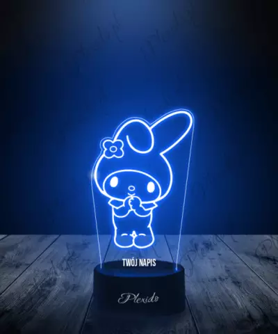 Lampka LED 3D Plexido Hello Kitty My Melody - 1