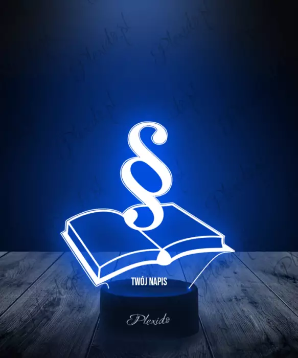 copy of Lampka LED 3D Plexido Adwokat Sprawiedliwość - 1