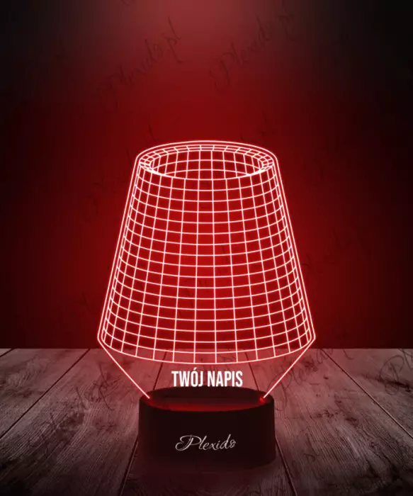 Lampka LED 3D Plexido Abażur - 1