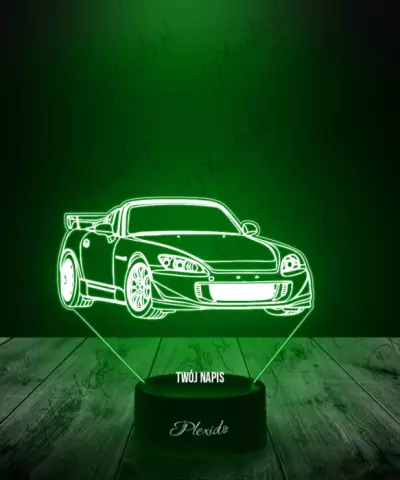 Lampka LED 3D Plexido Samochód Honda S2000 - 2