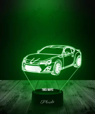Lampka LED 3D Plexido Samochód Toyota GT96 - 2