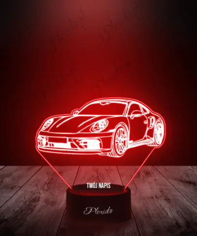 Lampka LED 3D Plexido Samochód Porsche Carrera GT - 2