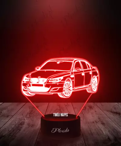 Lampka LED 3D Plexido Samochód BMW E60 - 3